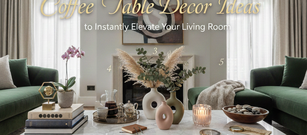 7 Chic Coffee Table Decor Ideas to Instantly Elevate Your Living Room